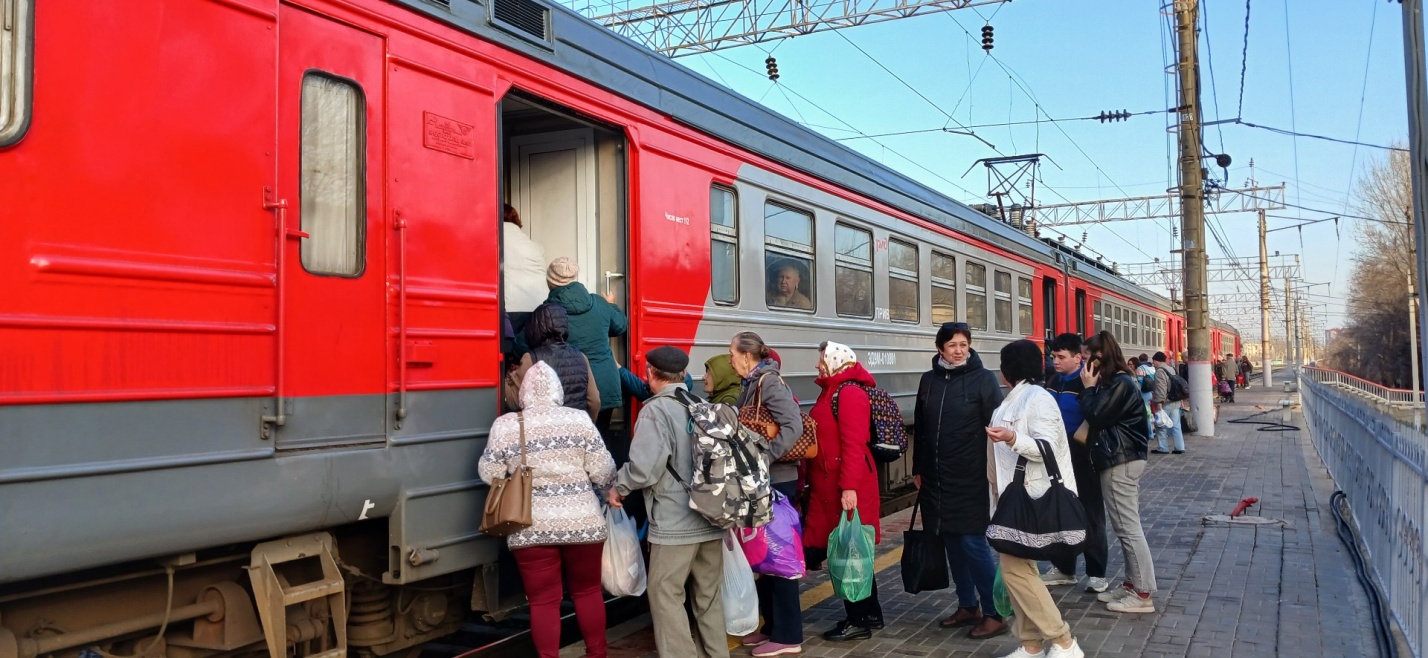 Весна пришла: в Астрахань возвращается дачная электричка