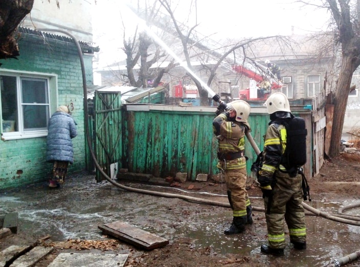 С начала года в Астрахани произошли 155 пожаров с материальным ущербом 
