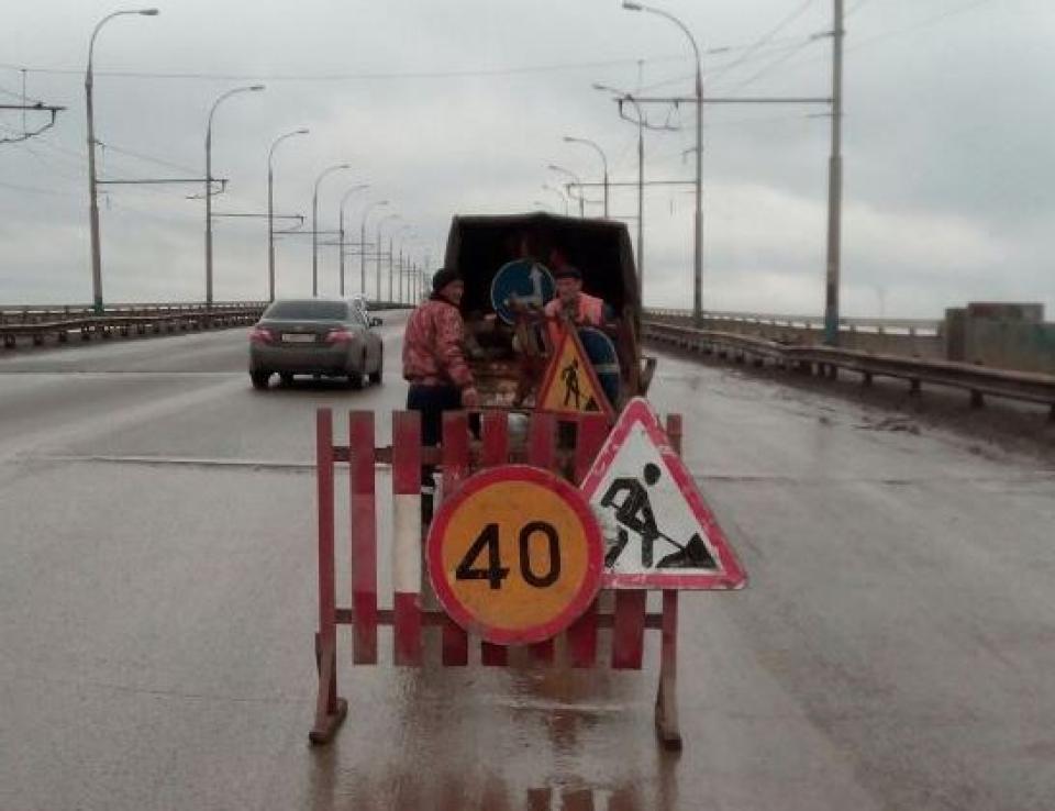 В Астрахани на Новом мосту введено ограничение скорости