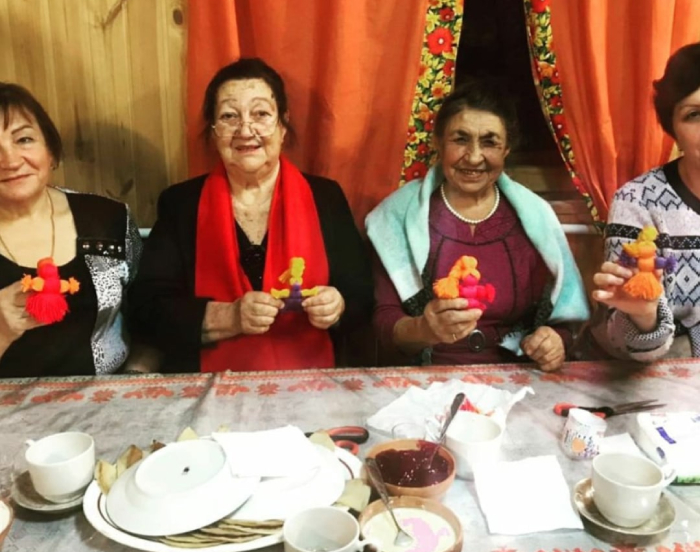 Под Астраханью в праздник "Кузьминки" прошли традиционные деревенские посиделки