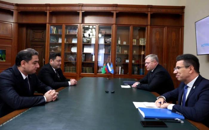 Астраханский губернатор поблагодарил делегацию Туркменистана за участие в юбилейном Каспийском медиафоруме