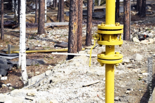 В Астрахани горел газопровод