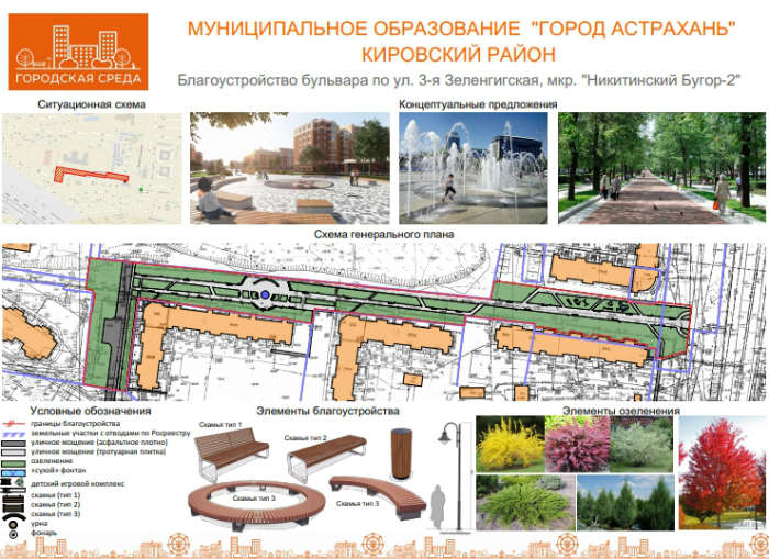 У астраханцев есть время до конца мая, чтобы выбрать парк для благоустройства