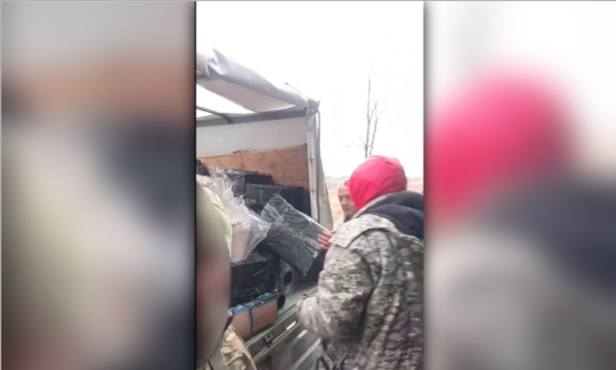 Астраханские бойцы записали видео со словами благодарности за партию гумпомощи 
