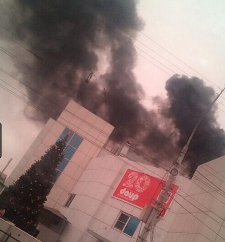  В Астрахани произошел пожар на стройке у РЦ «Даир»