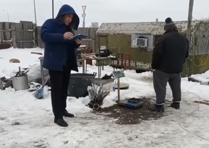 Астраханская полиция провела рейд по пунктам приёма металла