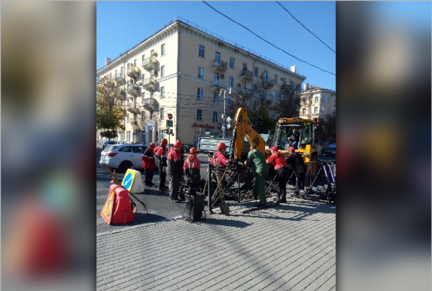 В центре Астрахани из-за коммунальной аварии отключили горячую воду