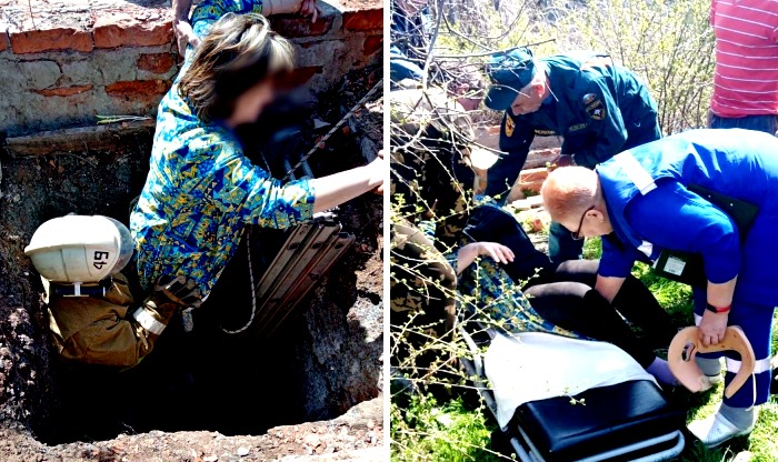 В Ахтубинске спасли женщину, упавшую в открытый 4-метровый колодец