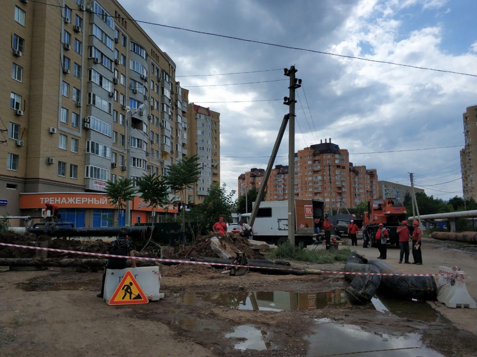 В Астрахани началось строительство новой дороги. ВИДЕО