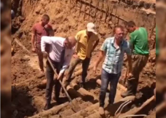 Ремонт фонтана на площади Ленина в Астрахани ускорился