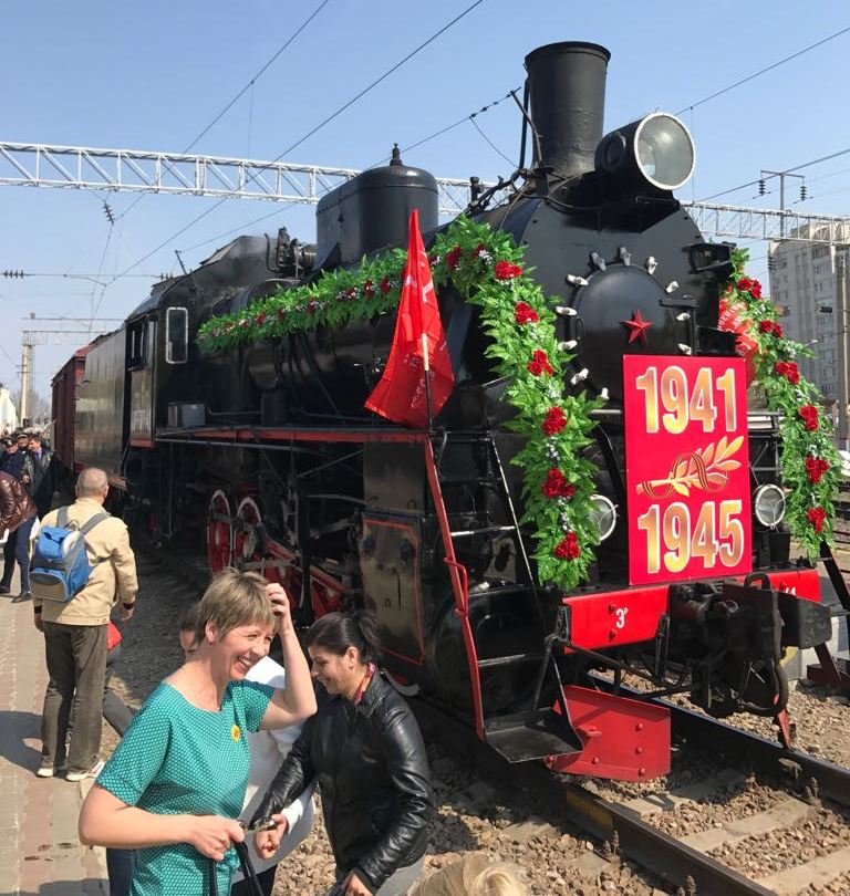 Ретро-поезд «Воинский эшелон» совершает праздничный тур по Астраханской области 