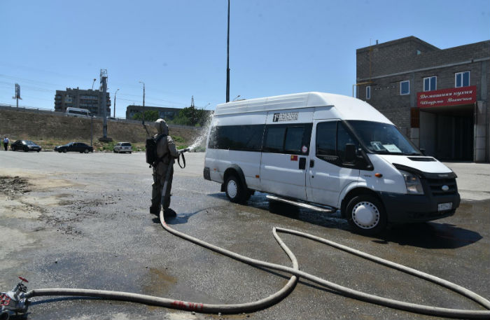 В Астрахани маршрутки отклоняются от расписания движения