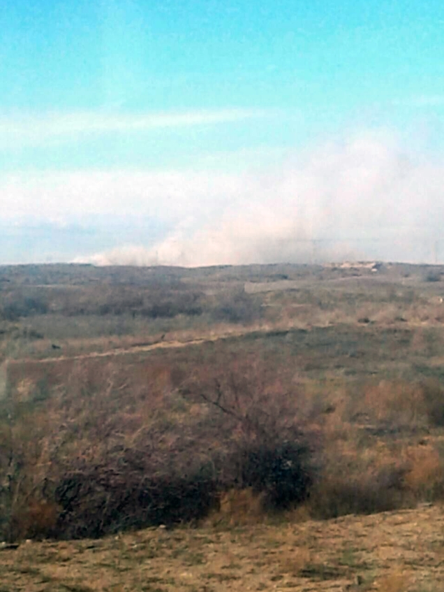 Вчера горел "Рассвет" (тот, что главный астраханский мусорный полигон)