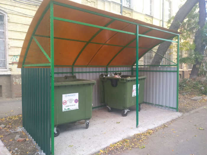 В Трусовском районе в этом году оборудовали почти 60 новых контейнерных площадок