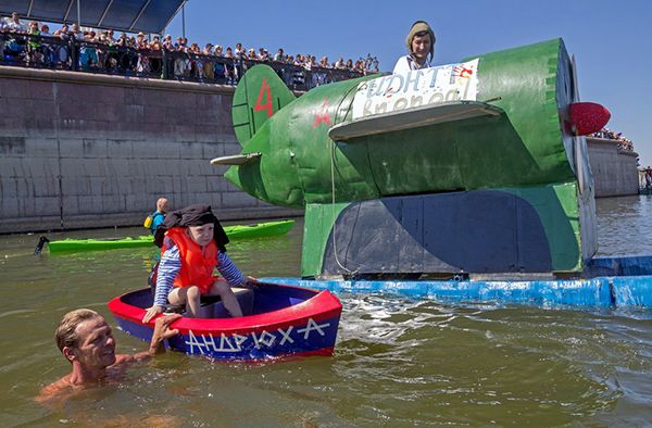 Астраханцы проведут свой чемпионат по футболу. На воде