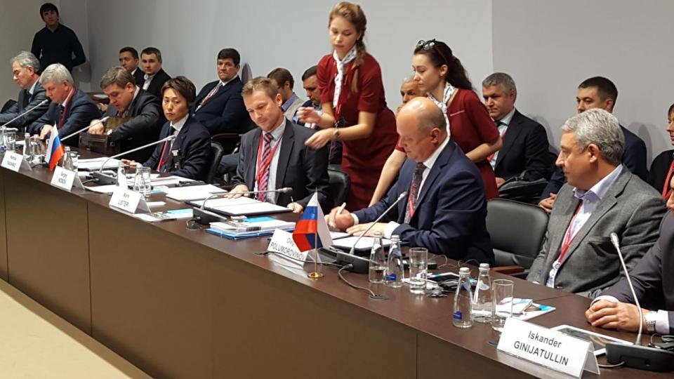 Олег Полумордвинов выступил на Российской энергетической неделе