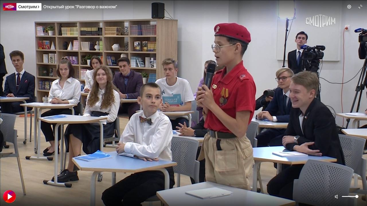 Астраханский школьник поговорил с Владимиром Путиным о важном