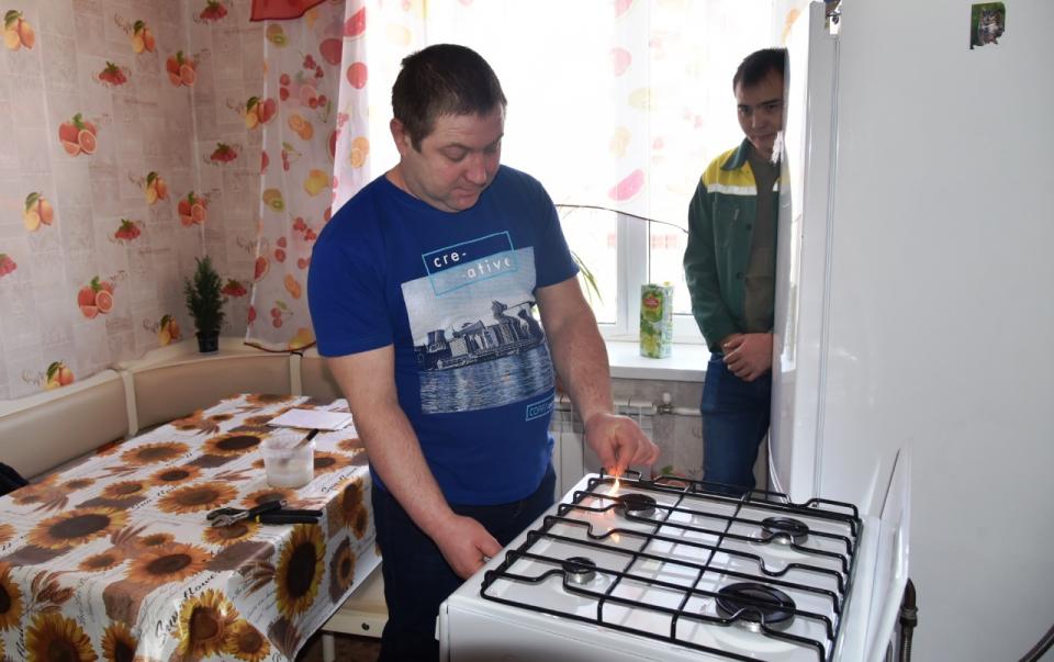 Астраханцам в микрорайоне Казачий дали газ