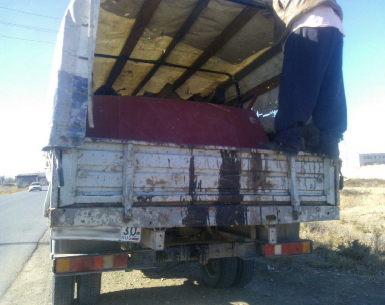 Грузовик в 500 кг краденого металла задержала полиция под Астраханью 