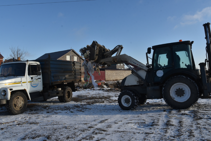 За 18 дней января с улиц Астрахани вывезли около 600 тонн мусора