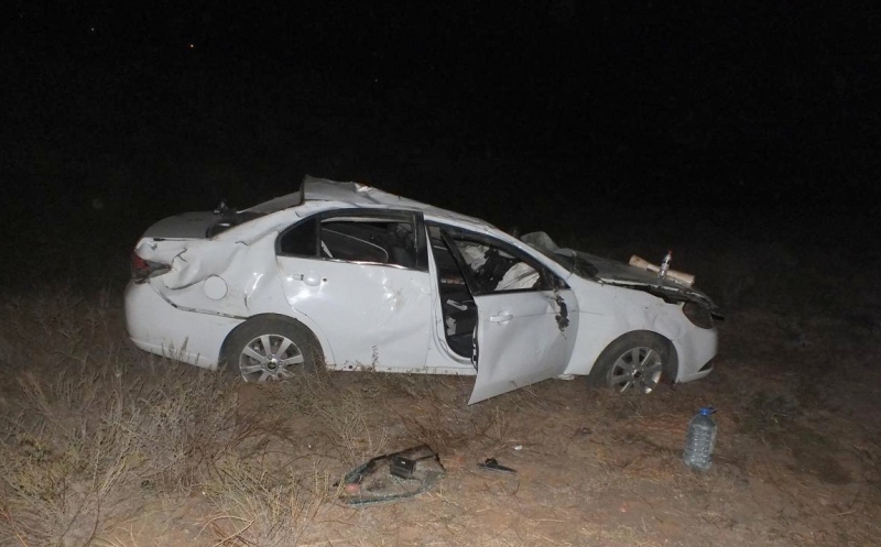 На астраханской трассе автомобиль сбил лошадь и опрокинулся: водитель погиб