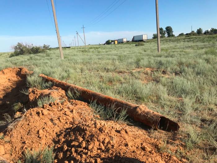 Скандальную хошеутовскую трубу закопали обратно