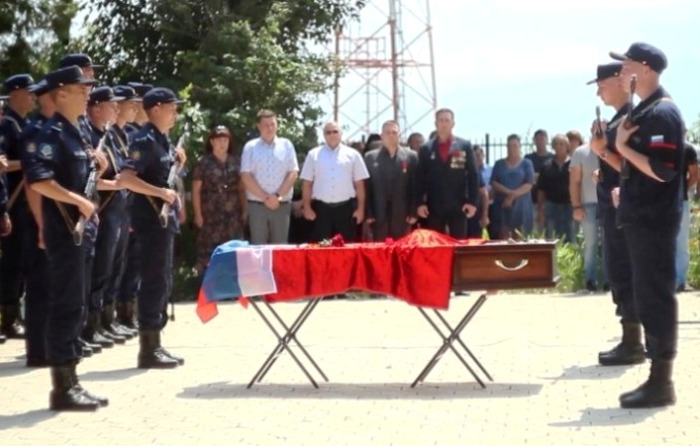 Под Астраханью простились с участником первых боев на Донбассе