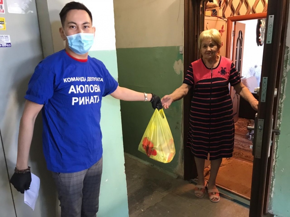 Акция «Астрахань, мы вместе!» состоялась в воскресенье в Кировском районе