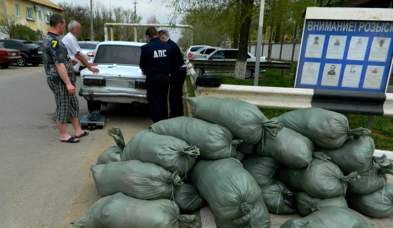 Под Астраханью полиция задержала водителя с тонной воблы в автомобиле