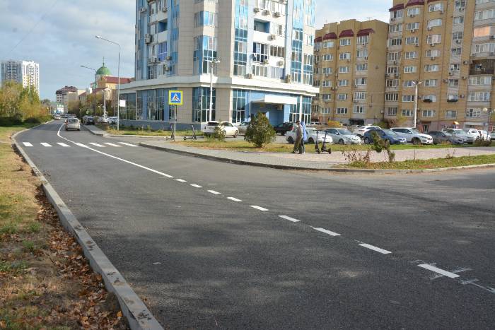 Улицу Набережную Приволжского Затона отремонтировали в рамках нацпроекта