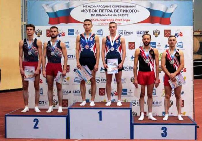 Астраханцы выиграли три медали на международном турнире по прыжкам на батуте