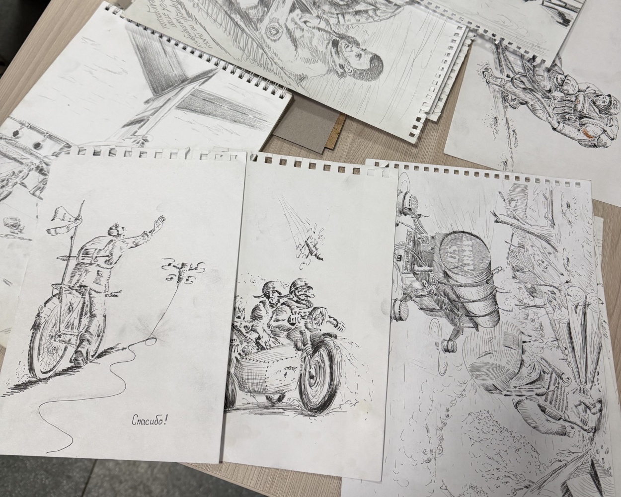 Выставка фронтовых рисунков участника СВО открывается в Астрахани