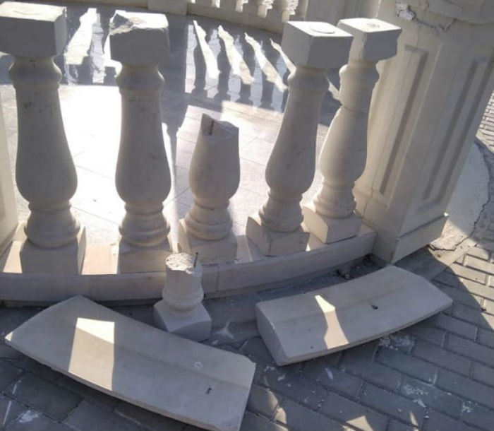 Вандализма не было: парк им.Ленина совершенно случайно испортил трусовский выпускник