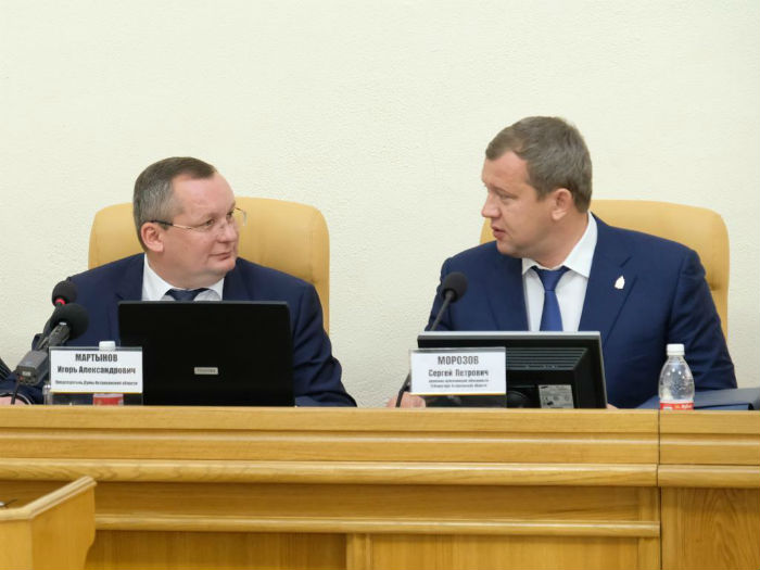 Врио губернатора Астраханской области Сергей Морозов - за сокращение депутатского корпуса