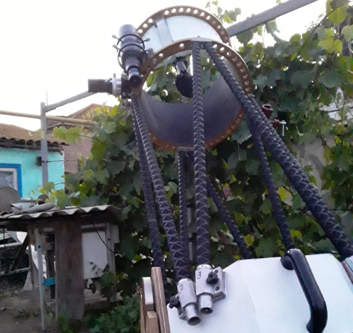 Астраханец за год соорудил крупный телескоп из подручных средств