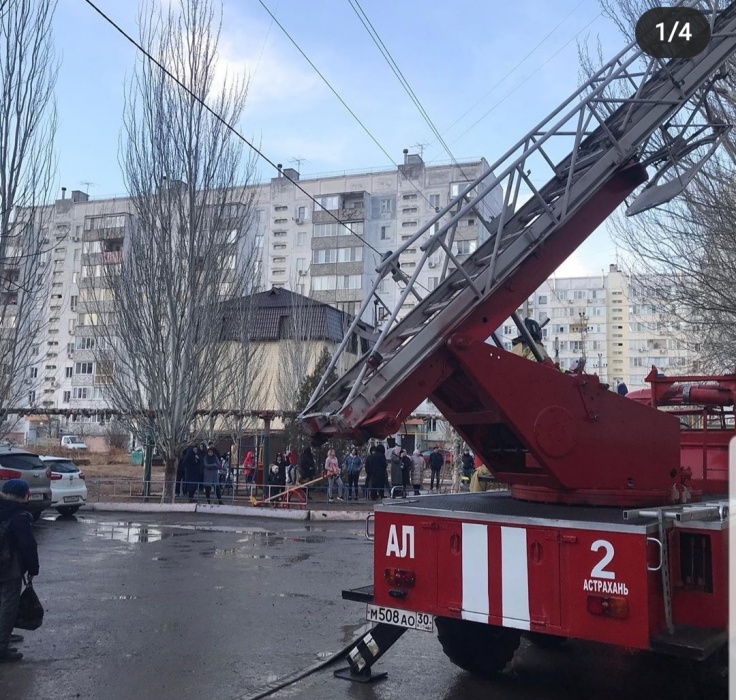 Пожар на Куликова в Астрахани унес жизнь мужчины