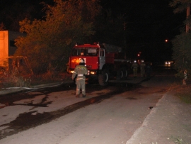 В Астрахани произошел крупный пожар: сгорел очередной заброшенный дом
