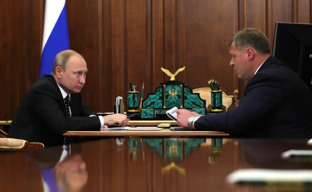 Игорь Бабушкин отчитался Владимиру Путину о своей недолгой работе в Астраханской области