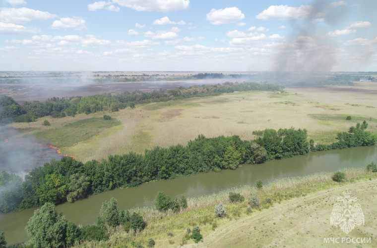 Пожар в Астраханском заповеднике ликвидирован на площади более трех тысяч га