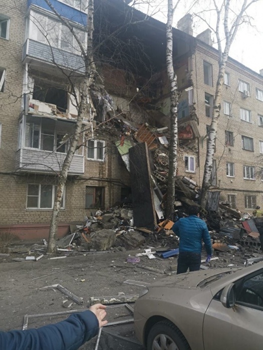 В Подмосковье взорвался дом. Видео