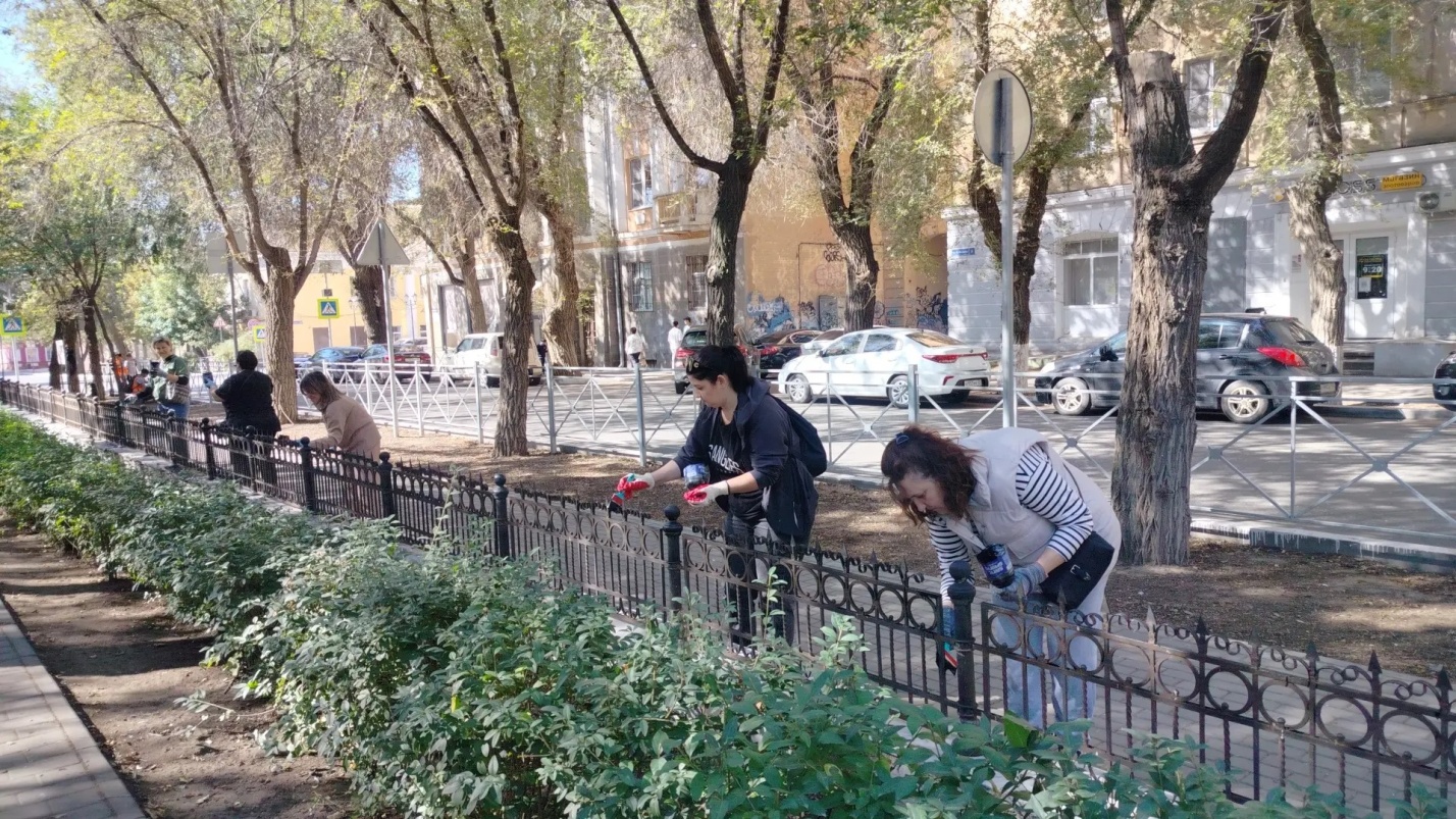 День чистоты вывел астраханский муниципальный аппарат из кабинетов на уличные работы