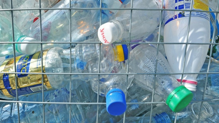 Контейнер для сбора пластика установили в одном из жилых комплексов Астрахани