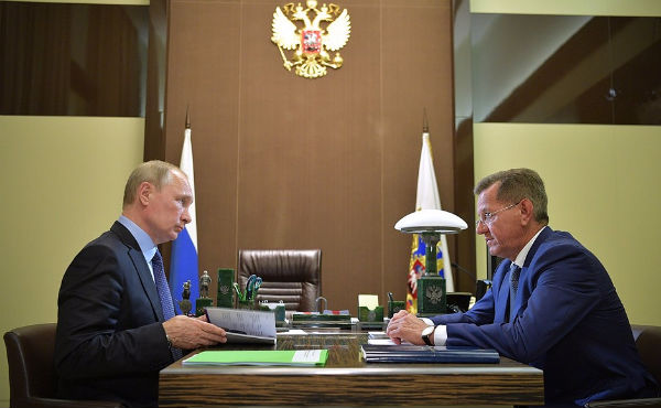 О чем поговорили Владимир Путин и Александр Жилкин