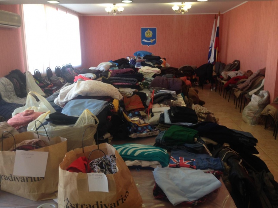 Пункт помощи погорельцам посетили уже более 200 астраханцев