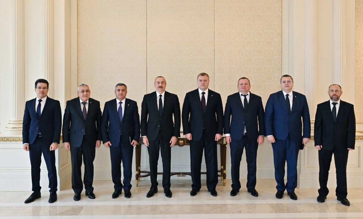 Астраханская делегация поблагодарила Ильхама Алиева за высокую оценку роли региона в укреплении международных связей