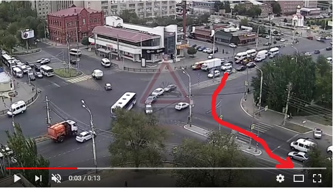 В Астрахани обнаружена неадекватная "девятка". Видео