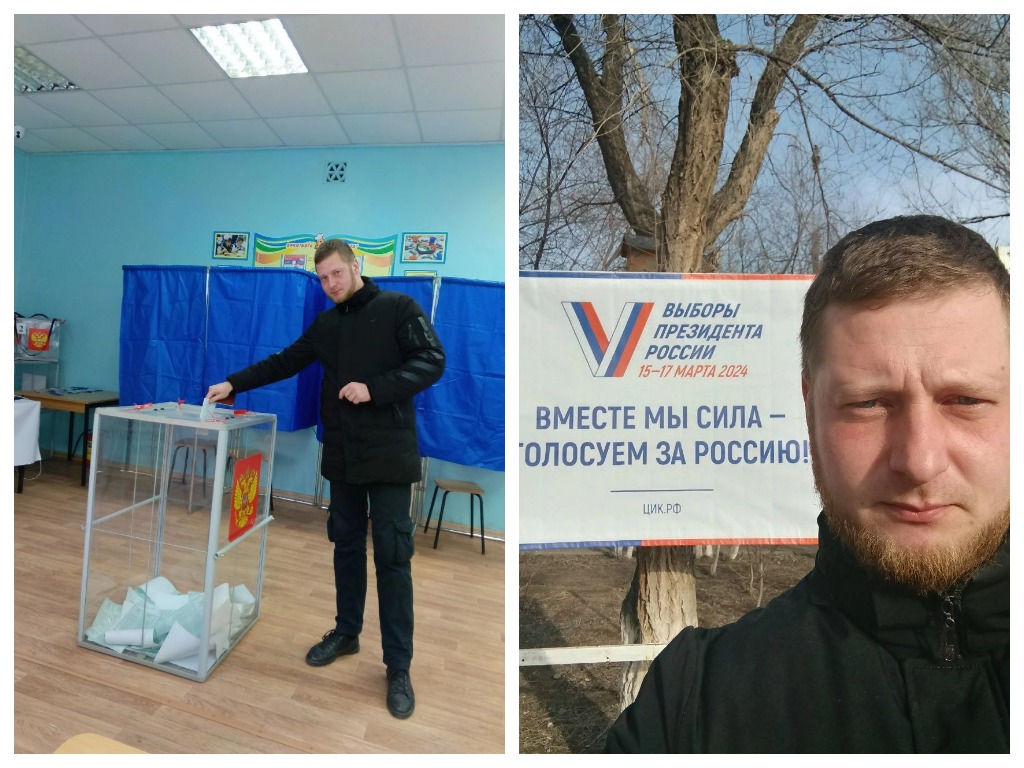 Владимир Зеленский проголосовал на выборах президента России в Астрахани