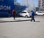 В Астрахани на набережной Kia Rio отожгла по-бразильски (ВИДЕО)