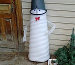 Фото дня: астраханские снеговики - не из снега