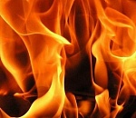 Под Астраханью дети устроили пожар